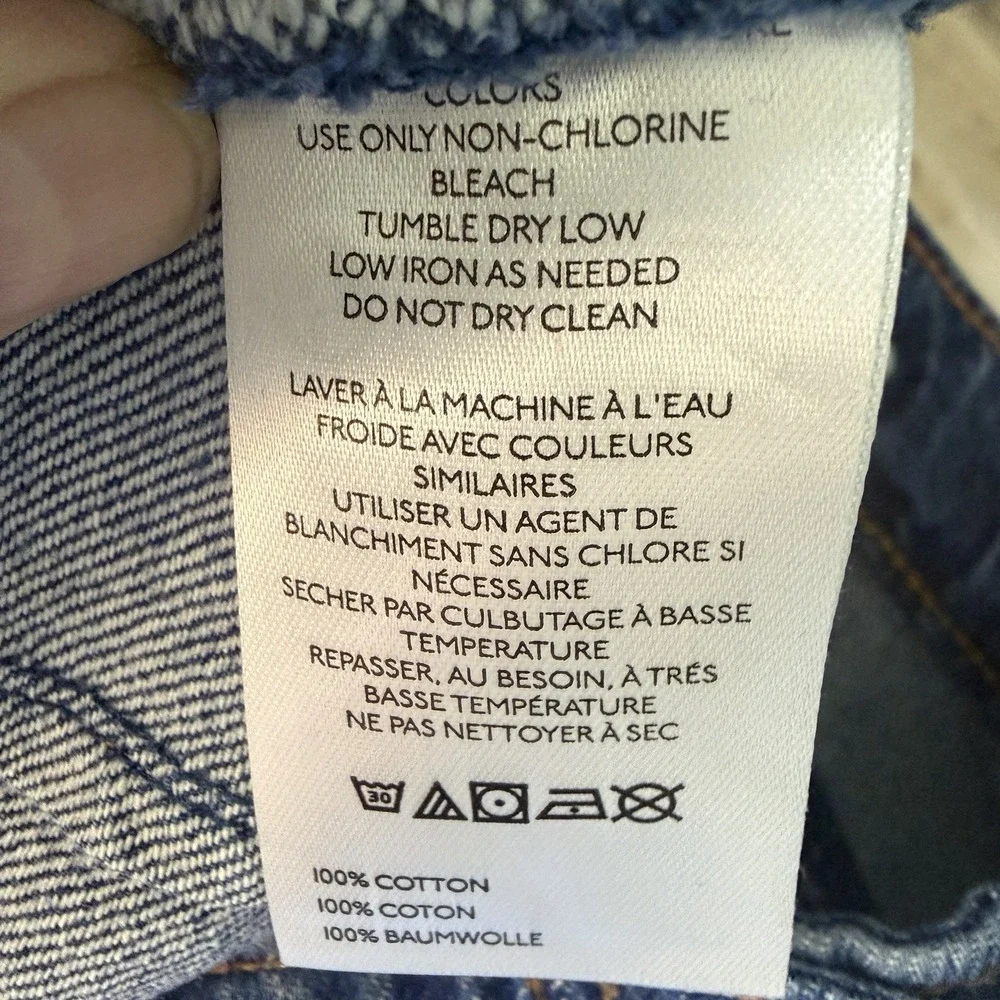 Free People X We The Free Palmer Cuffed Jeans Size 29 In Tunnel Vision NWOT